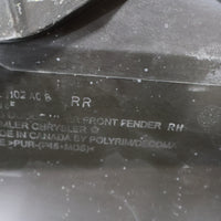 5029102AF NEW OEM 2003-2010 DODGE VIPER RIGHT FRONT FENDER SRT-10 ACR 5029102AF