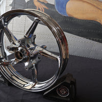 43300321 NEW OEM 2009-2023 HARLEY-DAVIDSON TOURING AGGRESSOR CHROME FRONT WHEEL