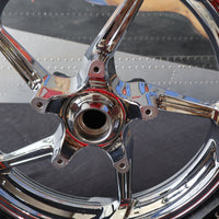 43300321 NEW OEM 2009-2023 HARLEY-DAVIDSON TOURING AGGRESSOR CHROME FRONT WHEEL