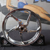 43300321 NEW OEM 2009-2023 HARLEY-DAVIDSON TOURING AGGRESSOR CHROME FRONT WHEEL