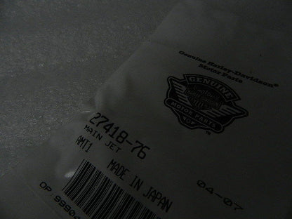 27418-76 OEM NEW HARLEY-DAVIDSON CARBURETOR MAIN JET 27418-76