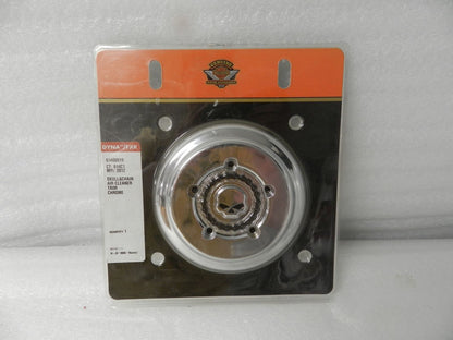 61400019 NEW OEM 2008 AND NEWER HARLEY-DAVIDSON DYNA SKULL & CHAIN AIR CLEANER