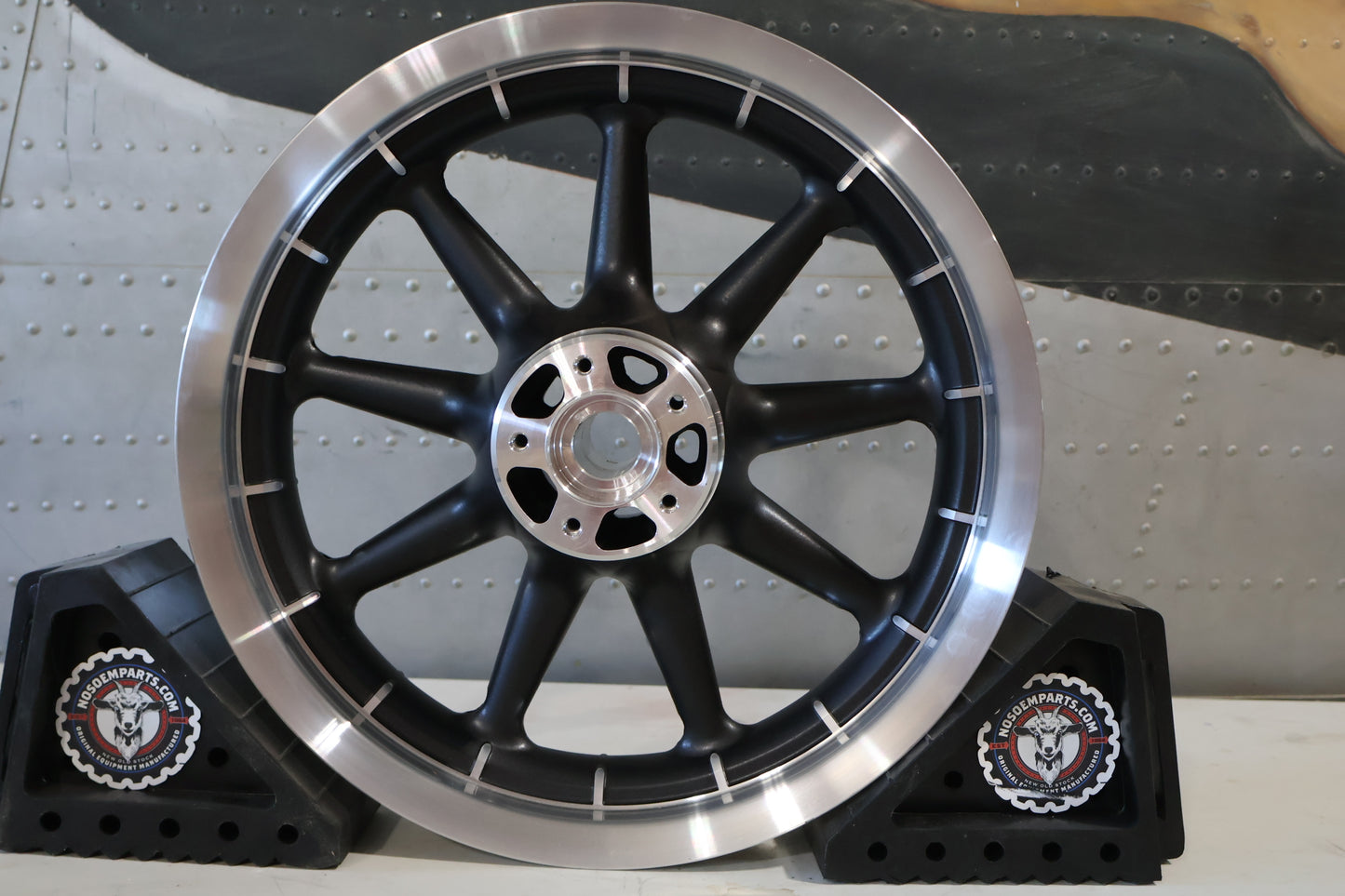 43493-00 NEW OEM 2000-2024 HARLEY-DAVIDSON TOURING CONASTOGA 9-SPOKE FRONT WHEEL
