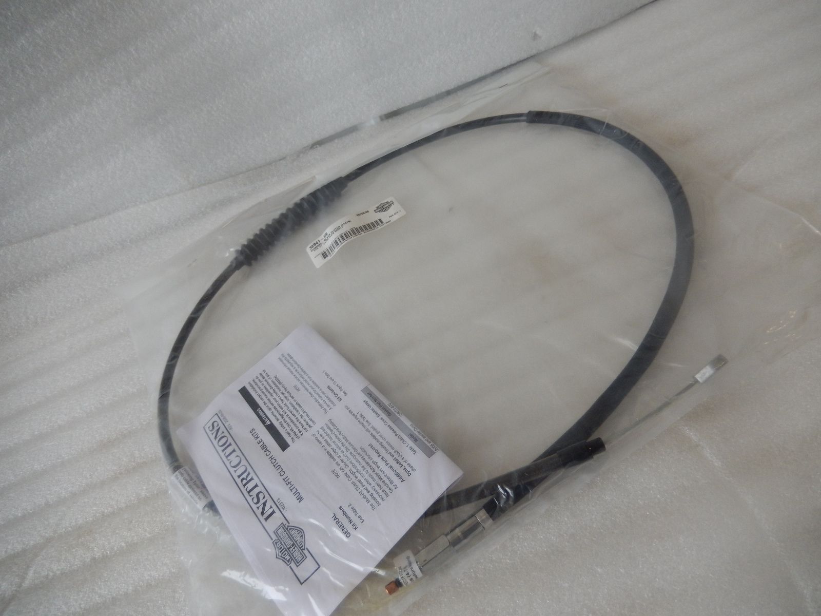 38941-09 NEW OEM 2007 AND NEWER HARLEY-DAVIDSON FXSTB DIAMONDBACK CLUTCH CABLE
