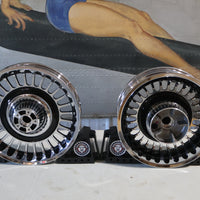 42195-10 42196-10 NEW OEM 2009-2023 HARLEY TOURING 28 KNUCKLES CHROME WHEELS