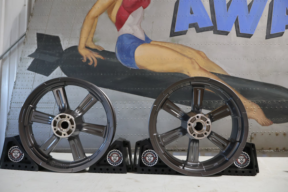 43300588 40900573 NEW OEM 2018-2021 HARLEY FXFB FXFBS FATBOB ANNIHILATOR WHEELS