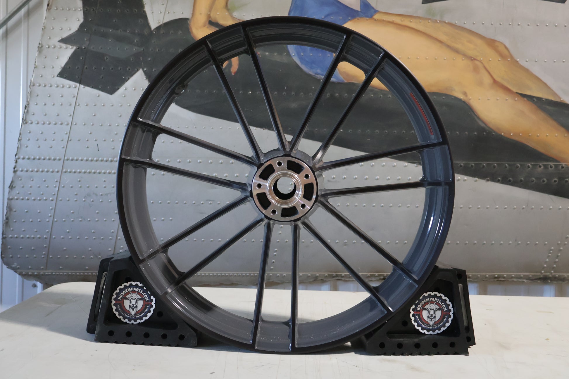 43300525 NEW OEM 2009-2023 HARLEY-DAVIDSON TOURING CVO KNOCKOUT FRONT WHEEL 21"