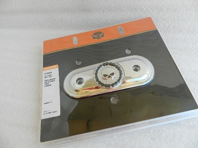 61400020 NEW OEM 2004-2022 HARLEY-DAVIDSON SPORTSTER SKULL & CHAIN AIR CLEANER INSERT