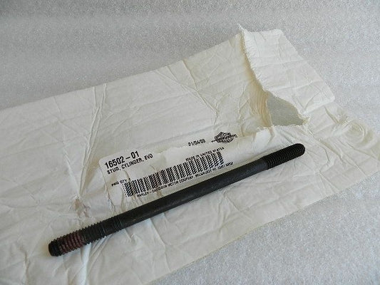 16502-01 NEW OEM HARLEY-DAVIDSON EVO CYLINDER STUD 16502-01