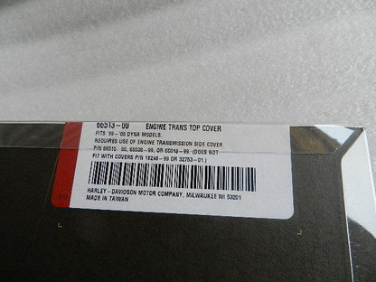 66513-00 NEW OEM 1999-2005 HARLEY-DAVIDSON DYNA ENGINE TRANS TOP COVER