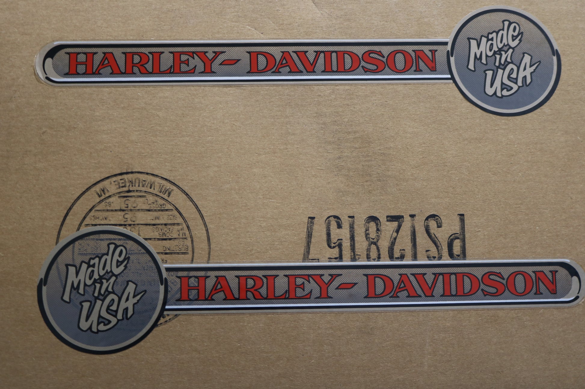 14321-90 14320-90 NEW OEM HARLEY-DAVIDSON FXRT FXR FXRD RIGHT/LEFT GAS TANK DECALS