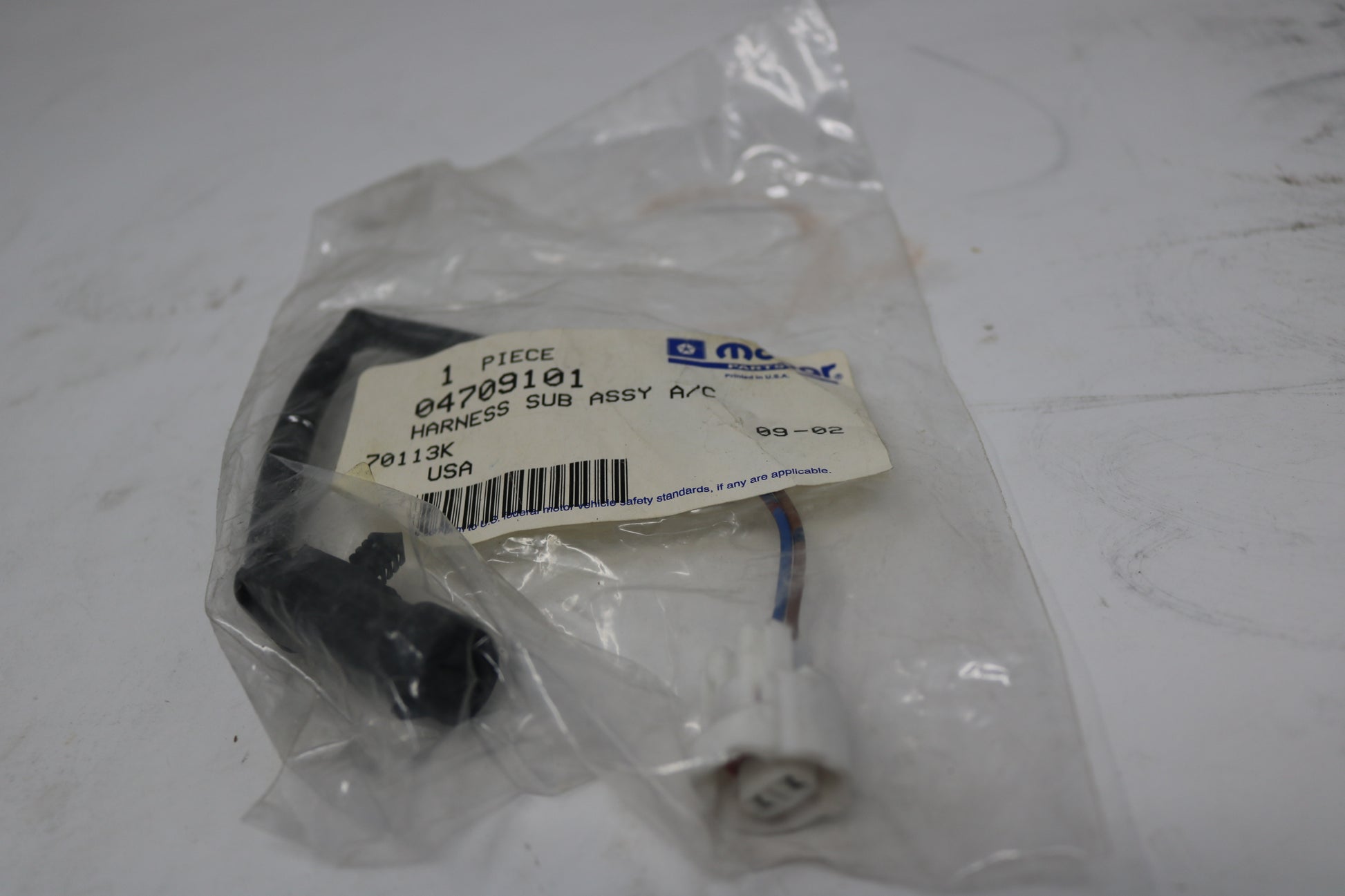 4709101 NEW OEM 1992-1996 DODGE VIPER RT/10 GTS A/C HARNESS SUB ASSEMBLY 4709101