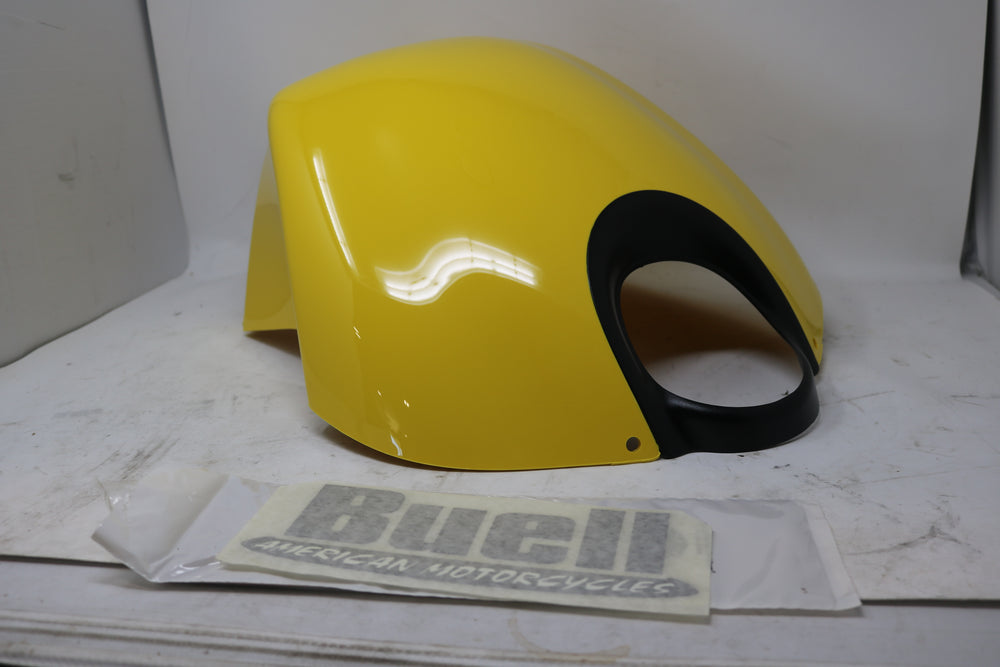 M1224.1ADMAL NEW OEM 2003-2010 BUELL XB 1125R 1125CR AIRBOX COVER SUNFIRE YELLOW W/DECALS