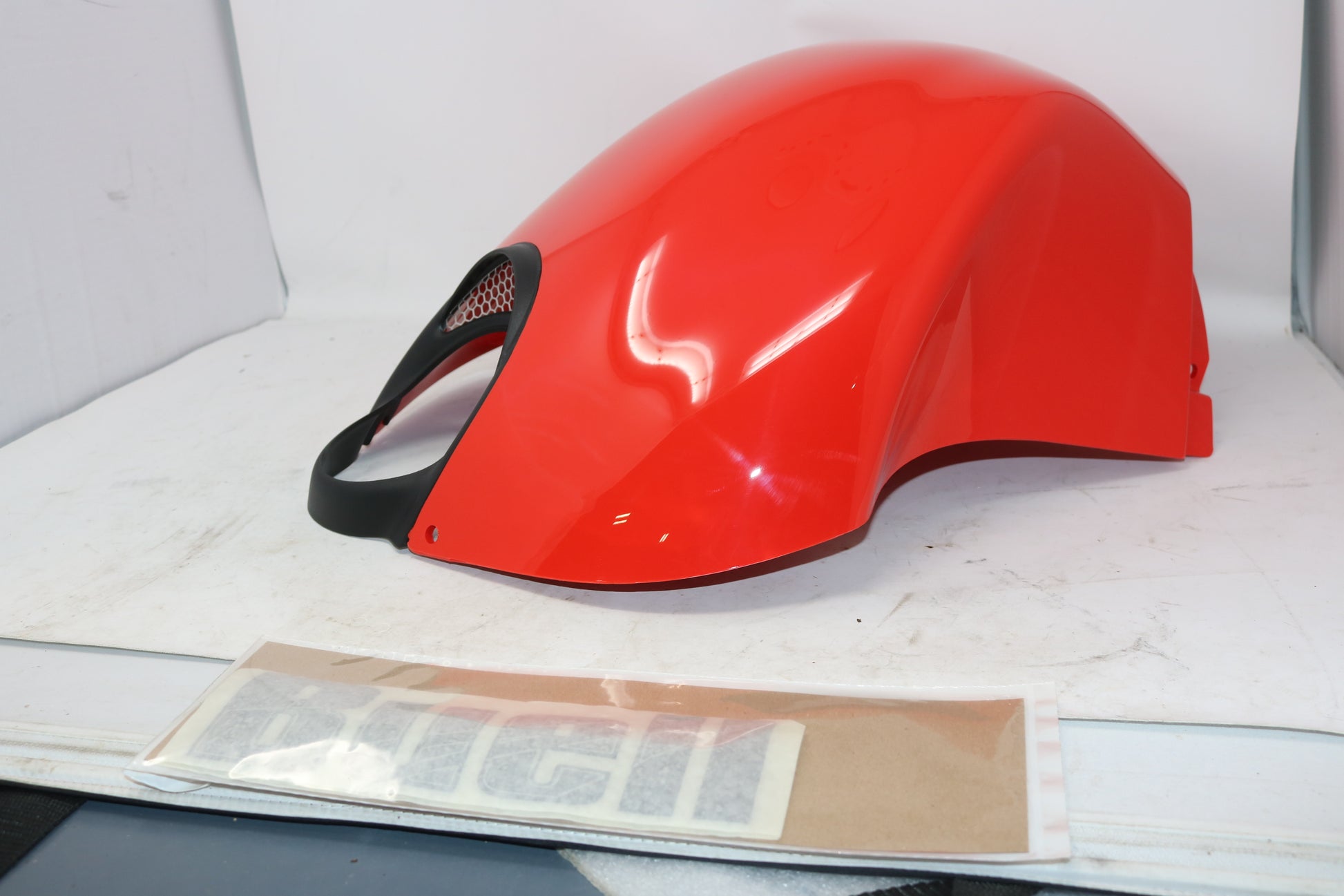 M1224.2ANMZ NEW OEM 2003-2010 BUELL XB 1125R/CR AIRBOX COVER SUNSET ORANGE W/DECAL