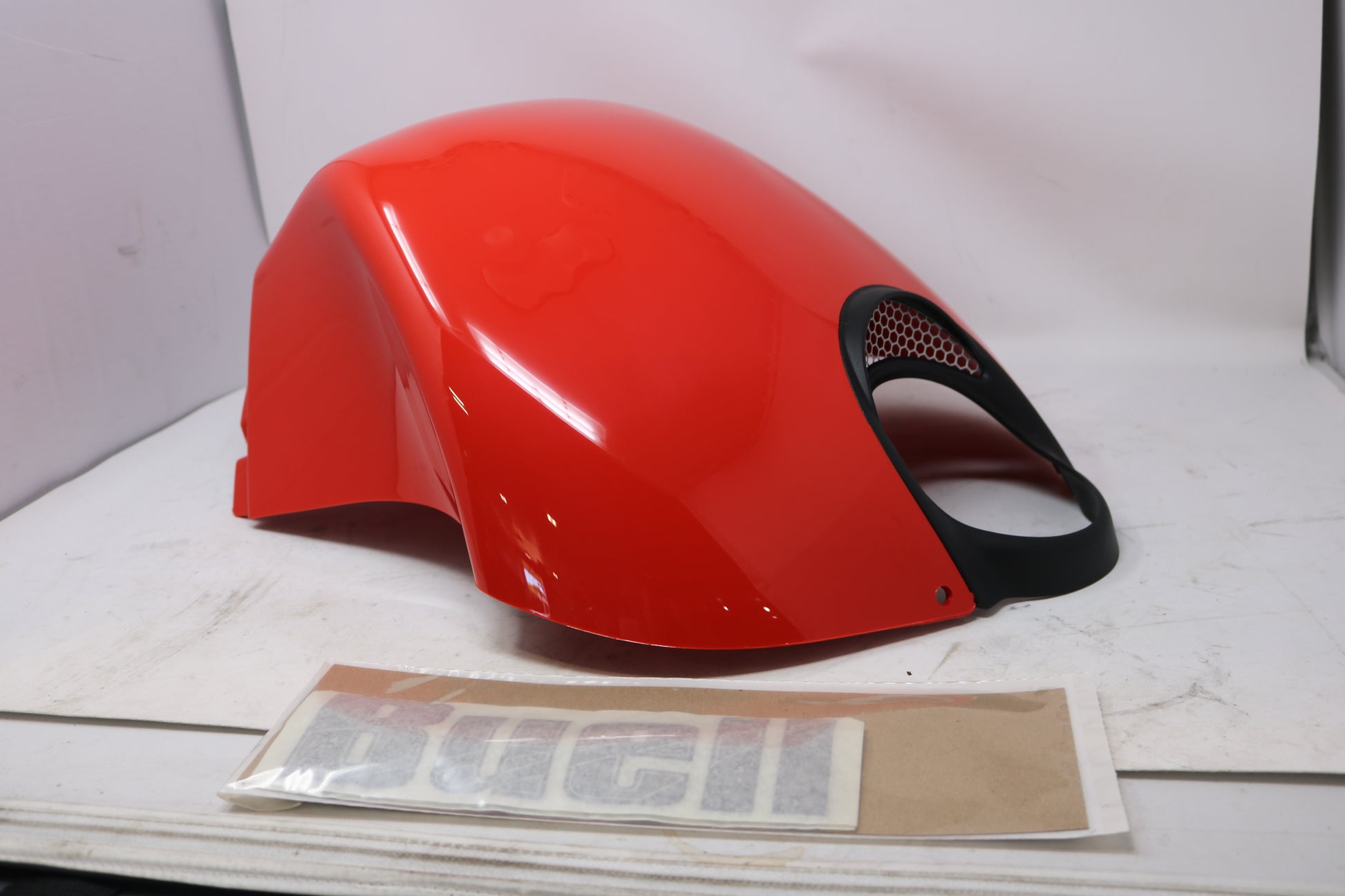 M1224.2ANMZ NEW OEM 2003-2010 BUELL XB 1125R/CR AIRBOX COVER SUNSET ORANGE W/DECAL