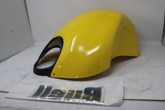 M1224.4AAMAL NEW OEM 2003-2010 BUELL XB 1125R/CR AIRBOX COVER SUNFIRE YELLOW W/DECAL