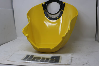 M1224.4AAMAL NEW OEM 2003-2010 BUELL XB 1125R/CR AIRBOX COVER SUNFIRE YELLOW W/DECAL