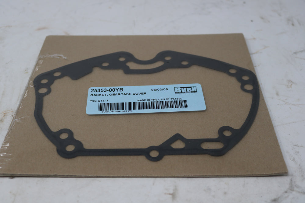 25353-00YB NEW OEM 2000-2010 BUELL GEAR CASE COVER GASKET
