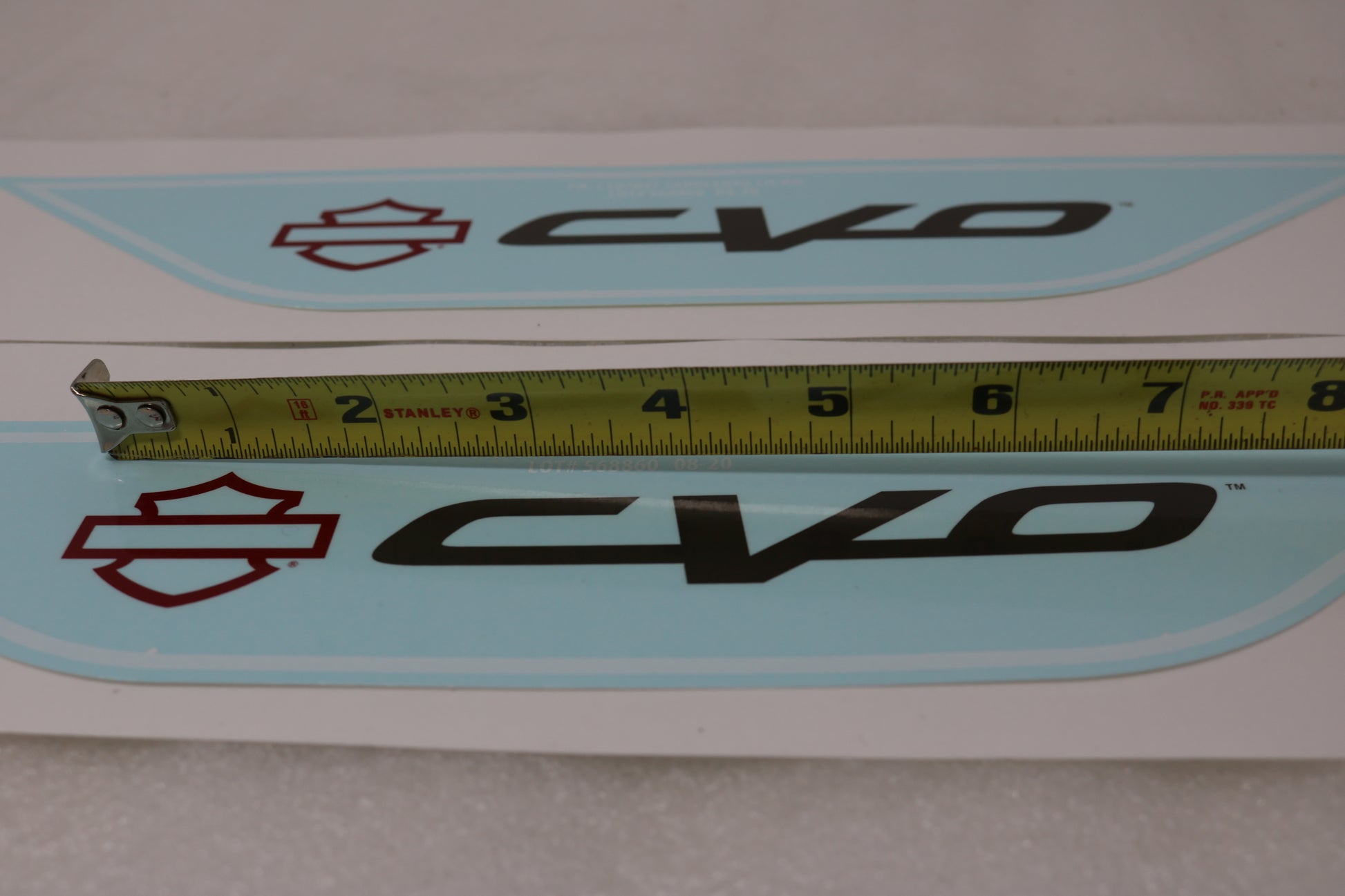 OEM NEW HARLEY CVO SCREAMIN EAGLE SADDLEBAG GAS TANK FENDER DECALS PAIR