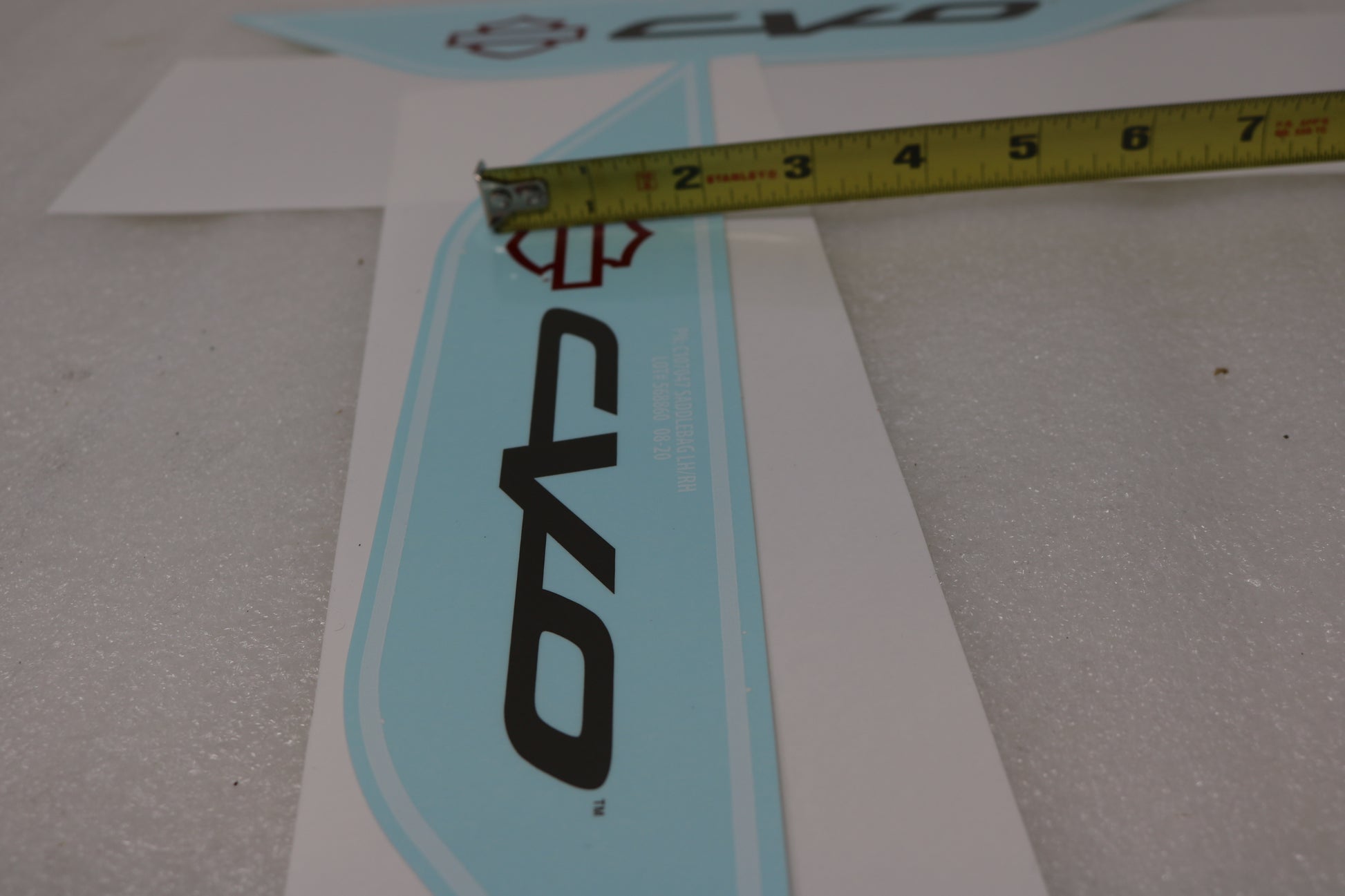 OEM NEW HARLEY CVO SCREAMIN EAGLE SADDLEBAG GAS TANK FENDER DECALS PAIR