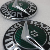 14100547 14100546 NEW OEM 2009-2023 HARLEY-DAVIDSON TOURING CVO FUEL TANK MEDALLIONS