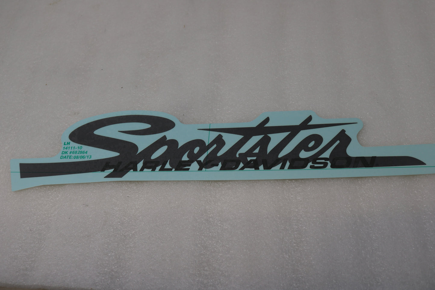 14111-10 NEW OEM HARLEY-DAVIDSON SPORTSTER LEFT FUEL TANK DECAL