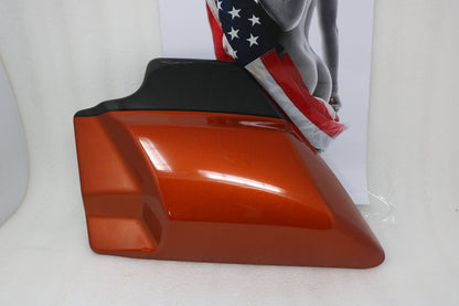 57200196EOY NEW OEM  2009-2023 HARLEY-DAVIDSON TOURING LEFT SIDE FAIRING SCORCHED ORANGE