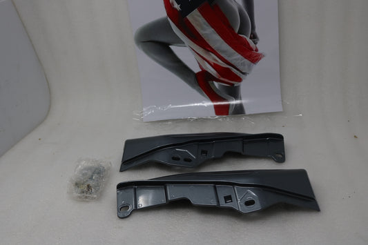 57300225EHU NEW OEM 2009 AND NEWER HARLEY-DAVIDSON TOURING MID FRAME DEFLECTORS MAGNETIC GRAY