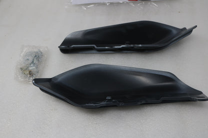 57300225EHU NEW OEM 2009 AND NEWER HARLEY-DAVIDSON TOURING MID FRAME DEFLECTORS MAGNETIC GRAY