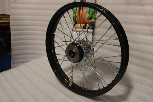 0203-0537 NEW PAUGHCO BLACK FRONT WHEEL 21X2.15 FITS 84-99 SOFTAIL