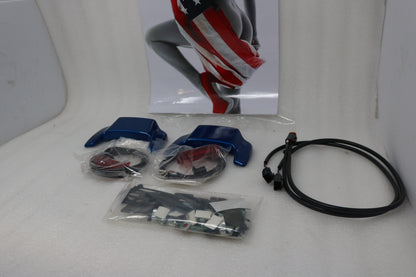 58606-05BPV NEW OEM 1995-2013 HARLEY-DAVIDSON TOURING SADDLEBAG LID SPOILER KIT