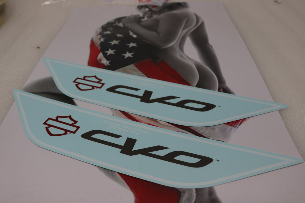 NEW OEM ORIGINAL HARLEY CVO SCREAMIN EAGLE DECALS PAIR FUEL TANK SADDLEBAGS FENDER FAIRING