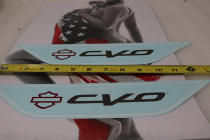 NEW OEM HARLEY CVO SCREAMIN EAGLE DECALS PAIR FUEL TANK SADDLEBAGS FENDER FAIRING