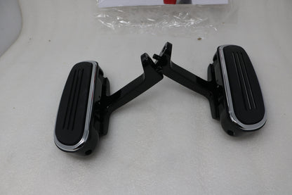 489944 NEW BIKERS CHOICE BLACK PASSENGER FLOORBOARDS FITS 1993-2022 HARLEY TOURING
