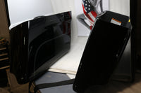
              90201093BHY NEW OEM 2014-2023 HARLEY-DAVIDSON TOURING VIVID BLACK EXTENDED SADDLEBAG KIT
            