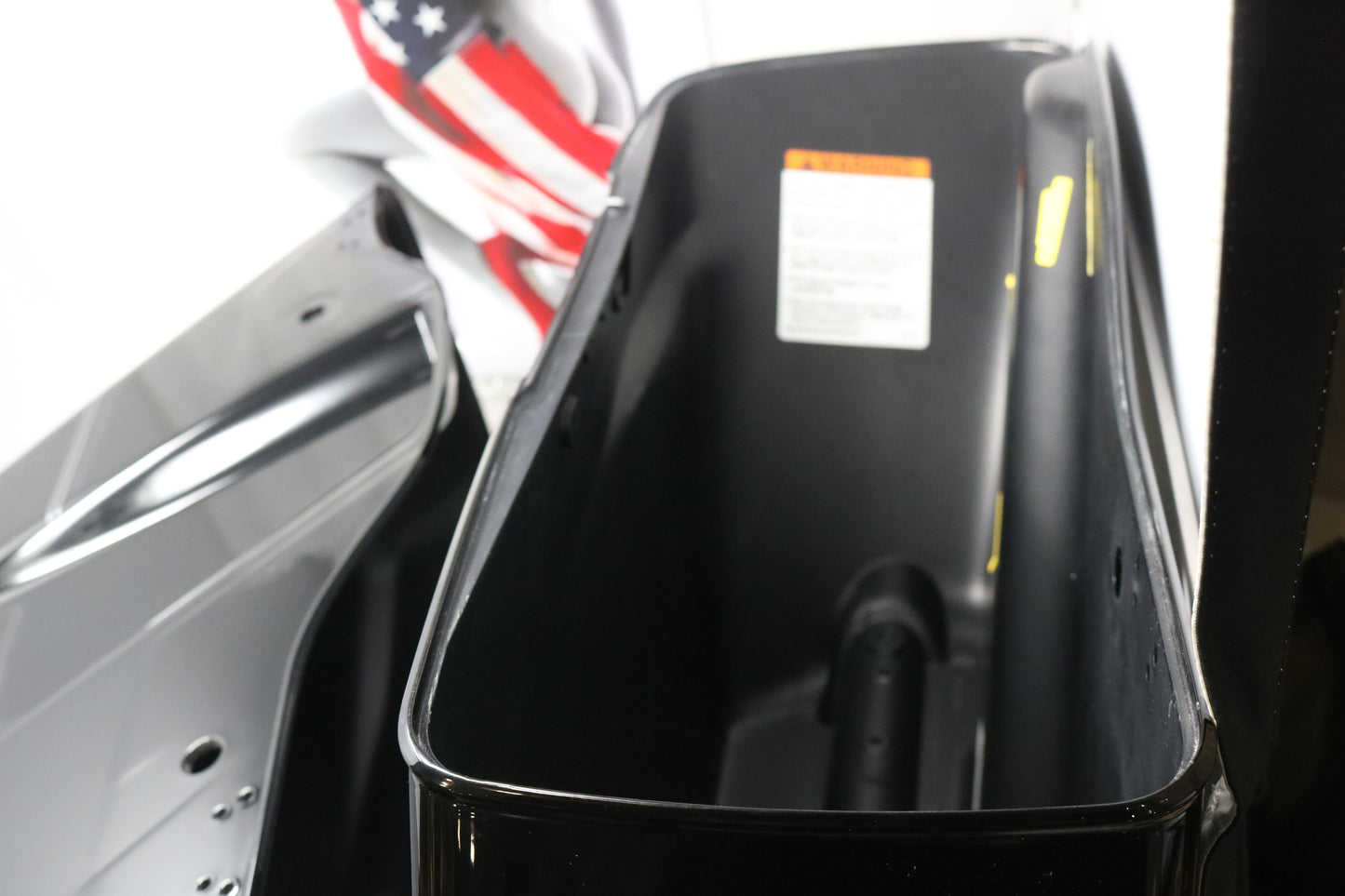 90201093BHY NEW OEM 2014-2023 HARLEY-DAVIDSON TOURING VIVID BLACK EXTENDED SADDLEBAG KIT