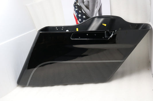 90201093BHY NEW OEM 2014-2023 HARLEY-DAVIDSON TOURING VIVID BLACK EXTENDED SADDLEBAG KIT