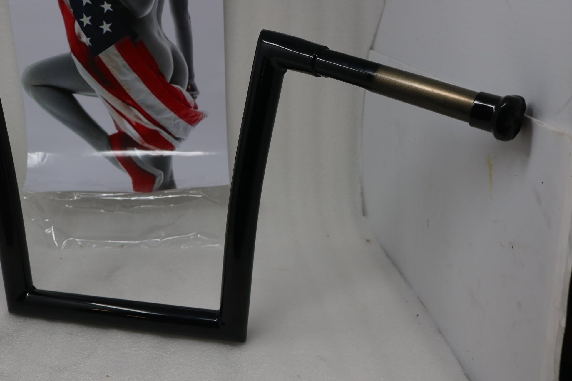 0601-2726 NEW TODD CYCLES 1 1/4" 12" RISE FATBOBBER HANDLEBARS FOR 2007-2017 HARLEY-DAVIDSON SOFTAIL