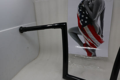 0601-2726 NEW TODD CYCLES 1 1/4" 12" RISE FATBOBBER HANDLEBARS FOR 2007-2017 HARLEY-DAVIDSON SOFTAIL