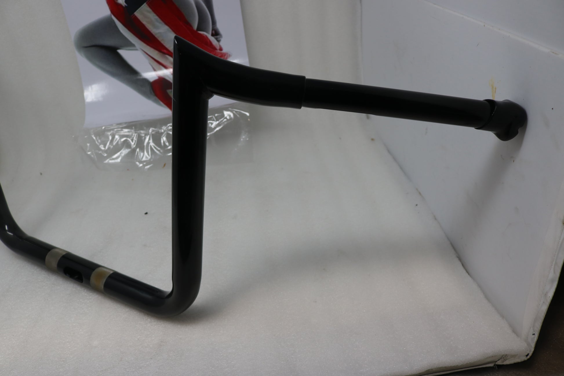 LA-7353-13B NEW LA CHOPPERS 1 1/4" HEFTY PRIME APE HANDLEBAR 11" BLACK FITS 2016-2022 HARLEY-DAVIDSON TOURING