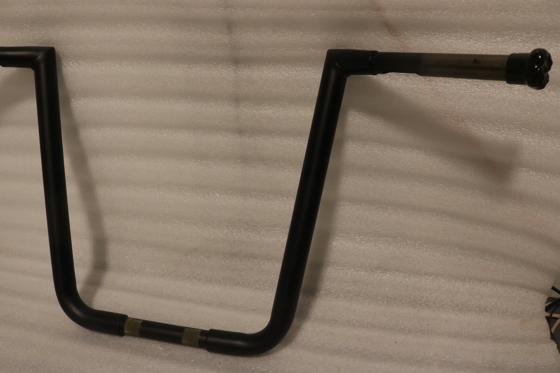LA-7360-16M NEW LA CHOPPERS BIG TWIN PEAKS 16" FLAT BLACK HANDLEBARS SOFTAIL DYNA ROADKING