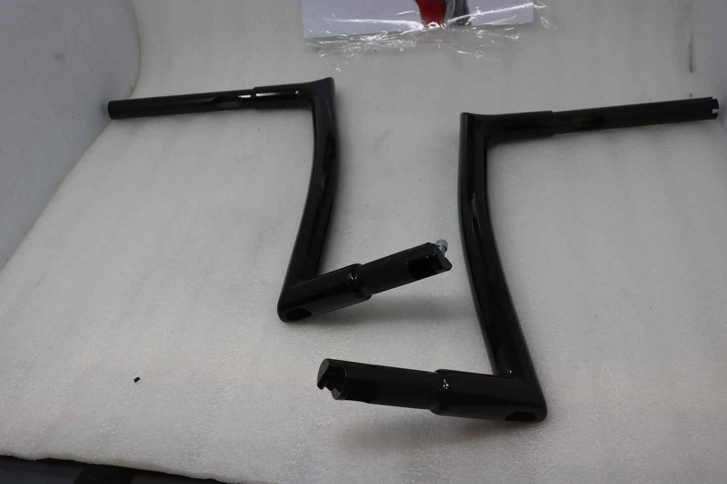 0601-4759 NEW FAT BAGGERS HANDLEBAR EZ INSTALL BLACK 14" 1 1/4" POINTED TOP FITS HARLEY TOURING