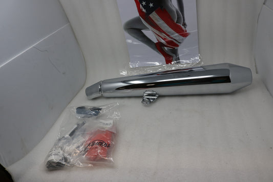 T2206454 NEW OEM 2008-2020 TRIUMPH THRUXTON 900 EFI RIGHT SILENCER EXHAUST MUFFLER CAT4
