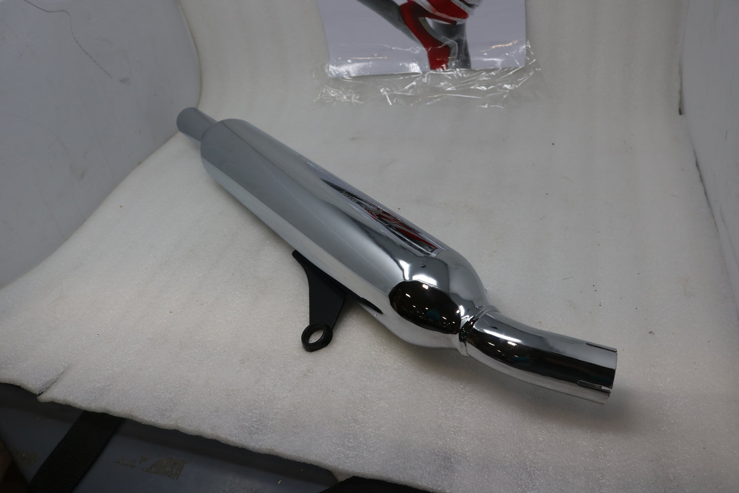 T2206366 NEW OEM 2008-2022 TRIUMPH BONNEVILLE SILENCER EXHAUST LEFT MUFFLER C4