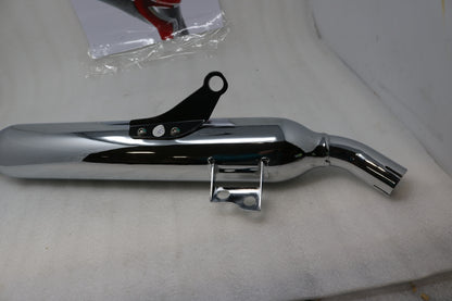 T2206366 NEW OEM 2008-2022 TRIUMPH BONNEVILLE SILENCER EXHAUST LEFT MUFFLER C4