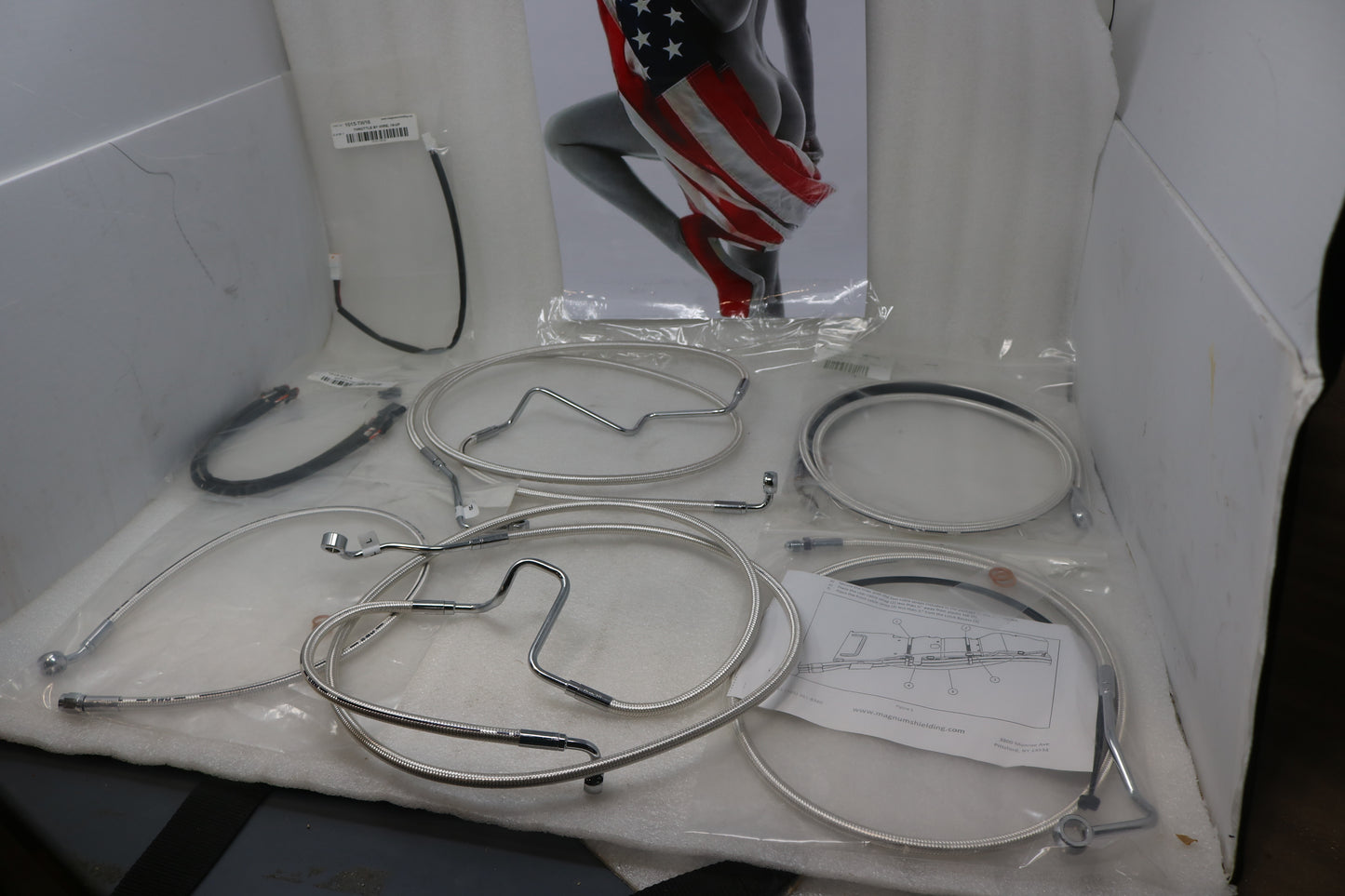 0662-0088 NEW MAGNUM SHIELDING STERLING CHROMITE II CONTROL CABLE KIT