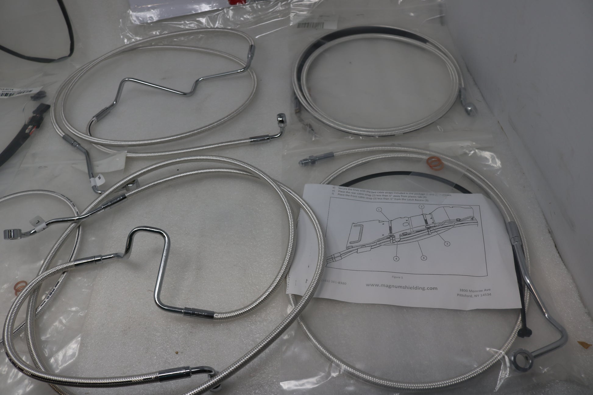 0662-0088 NEW MAGNUM SHIELDING STERLING CHROMITE II CONTROL CABLE KIT