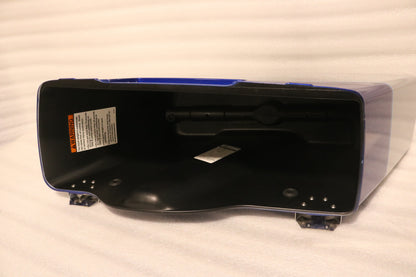 90651-10DCK NEW OEM 2010 HARLEY-DAVIDSON FLHTC RIGHT SADDLEBAG BOTTOM FLAME BLUE