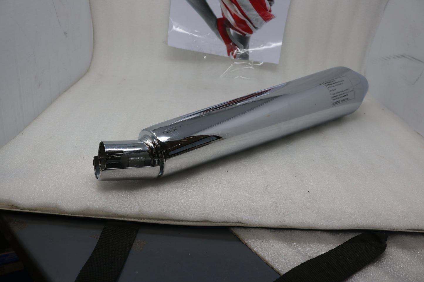 T2206470 NEW OEM 2008-2020 TRIUMPH THRUXTON RIGHT SILENCER EXHAUST MUFFLER
