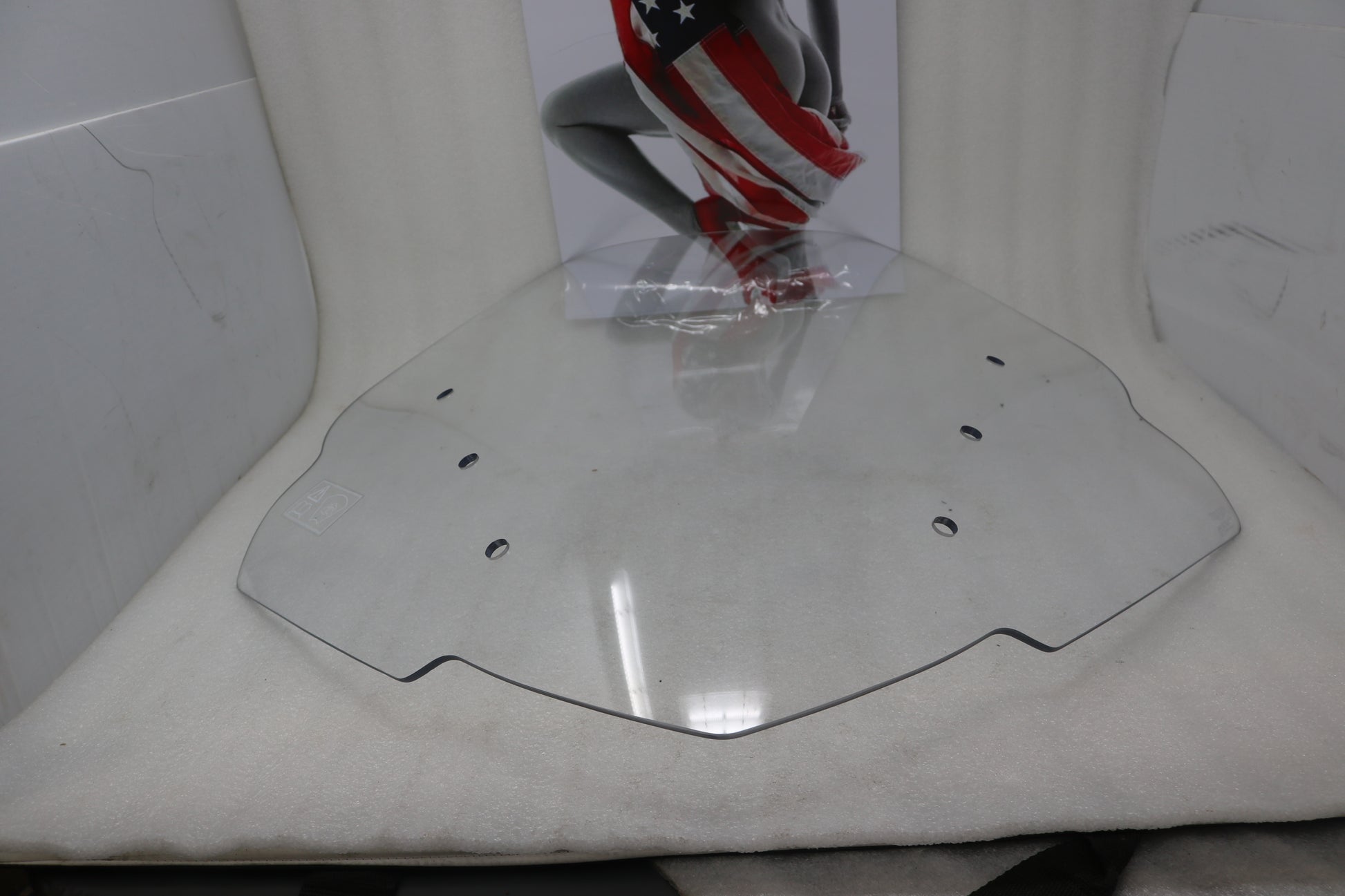 A9708248 NEW OEM 2010-2020 TRIUMPH TIGER ADJUSTABLE HIGH SCREEN WINDSHIELD KIT A9708248